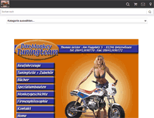 Tablet Screenshot of daxmonkey-shop.de
